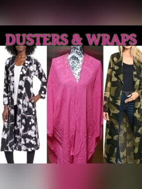 👜DUSTERS & WRAPS 👡